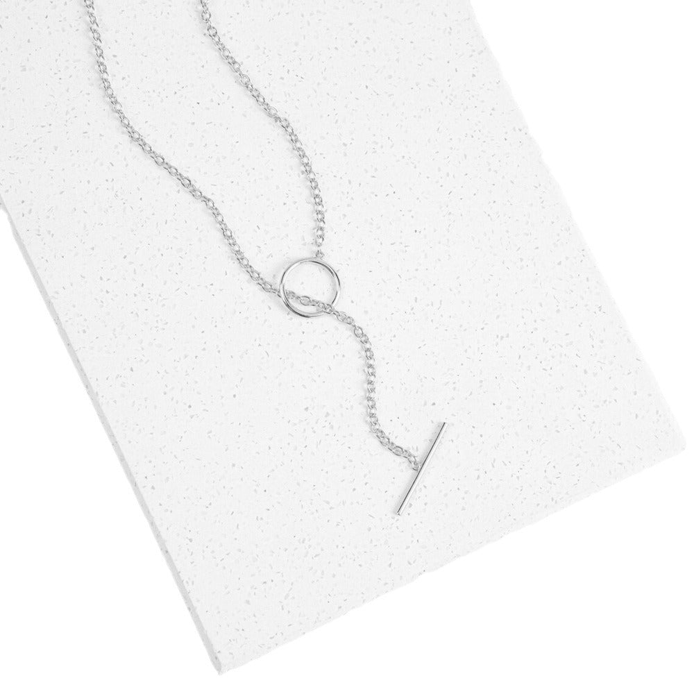 Personalized Simple Pclip Chain Clavicle Chain Women's Fashion Layered Ot Buckle Versatile Necklace