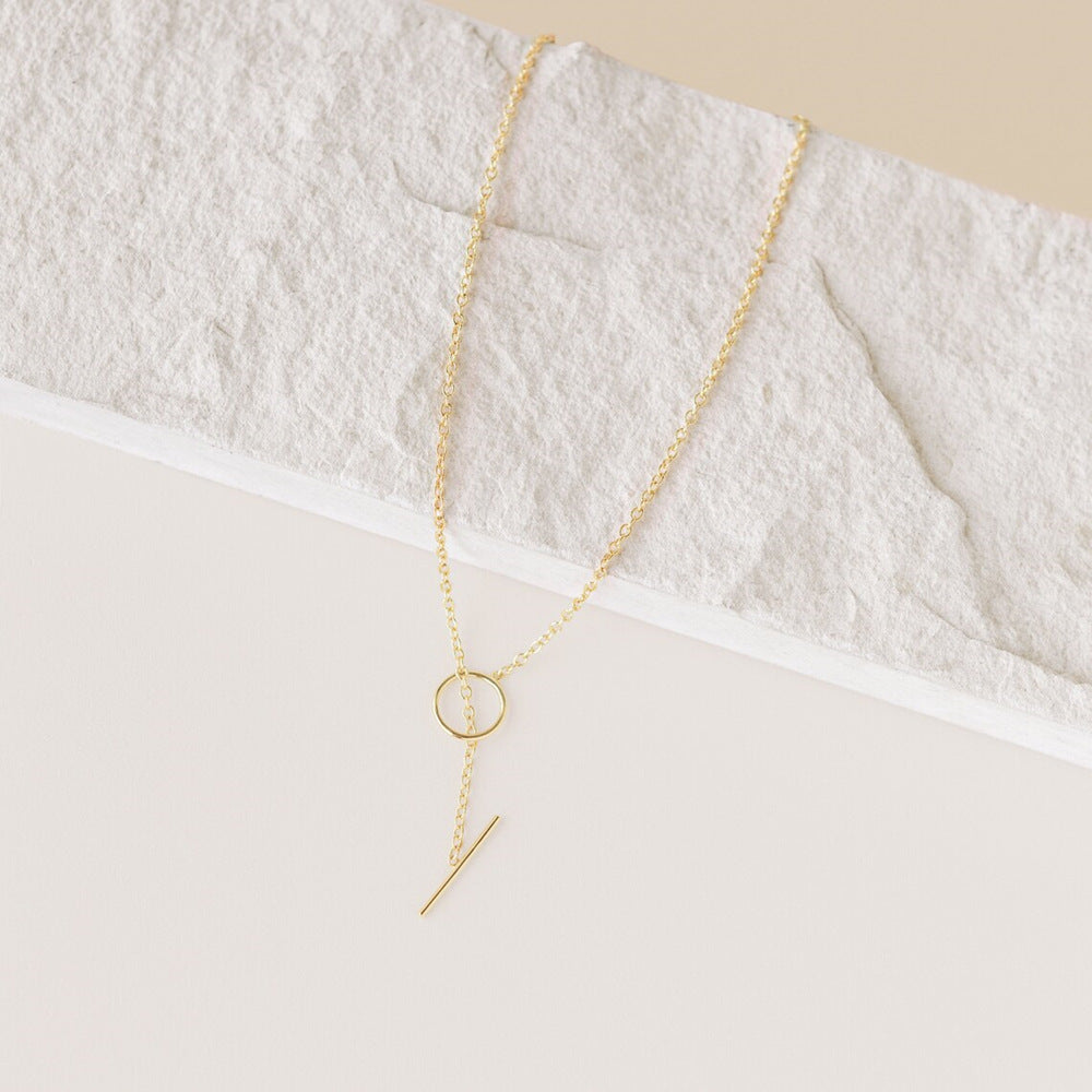 Personalized Simple Pclip Chain Clavicle Chain Women's Fashion Layered Ot Buckle Versatile Necklace