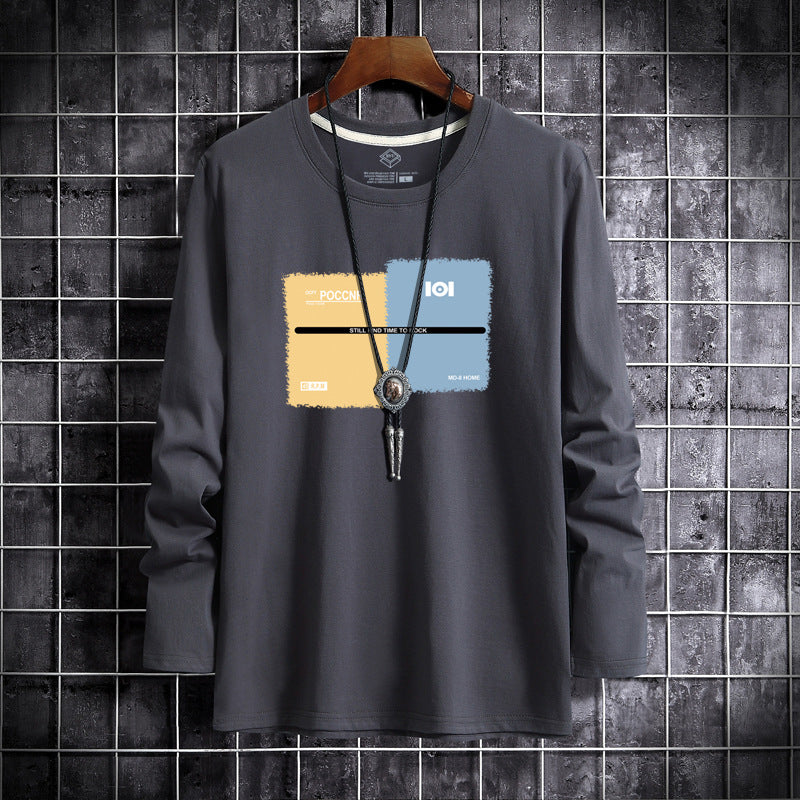 Men&amp;amp;#039;s Long-sleeved T-shirt Autumn 2022 New Cotton Loose Autumn And Winter Compassionate Bottoming Shirt Sweater Casual Upper Clothes Men