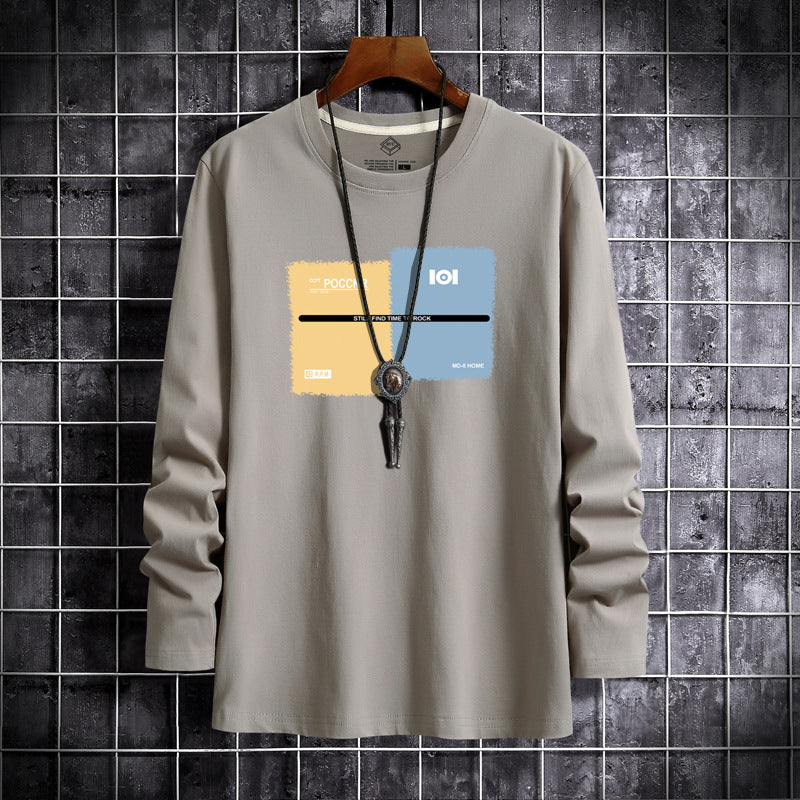 Men&amp;amp;#039;s Long-sleeved T-shirt Autumn 2022 New Cotton Loose Autumn And Winter Compassionate Bottoming Shirt Sweater Casual Upper Clothes Men