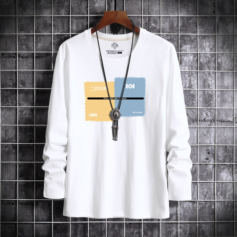 Men&amp;amp;#039;s Long-sleeved T-shirt Autumn 2022 New Cotton Loose Autumn And Winter Compassionate Bottoming Shirt Sweater Casual Upper Clothes Men