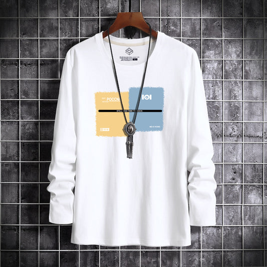 Men&amp;amp;#039;s Long-sleeved T-shirt Autumn 2022 New Cotton Loose Autumn And Winter Compassionate Bottoming Shirt Sweater Casual Upper Clothes Men