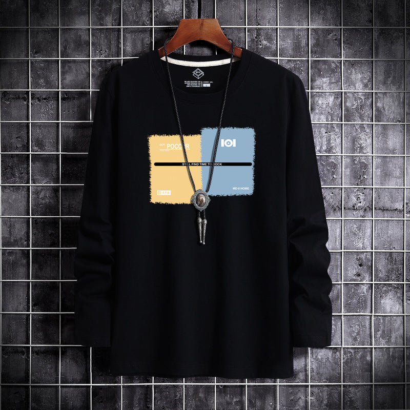 Men&amp;amp;#039;s Long-sleeved T-shirt Autumn 2022 New Cotton Loose Autumn And Winter Compassionate Bottoming Shirt Sweater Casual Upper Clothes Men